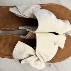 Women's Cream Sandals